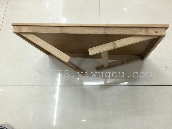 Bamboo multi-functional lazy desk, computer desk, bed dining table Application Scenario