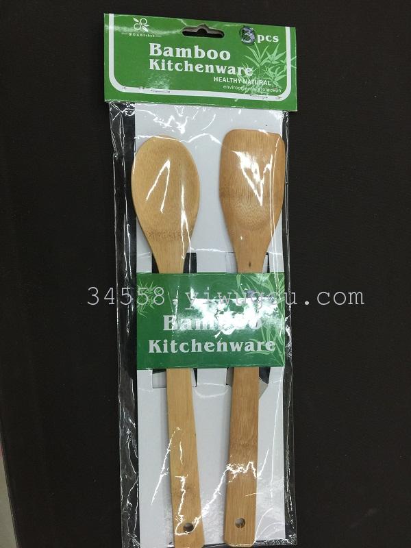 Bamboo tableware sets are essential items for non-stick pans details Picture