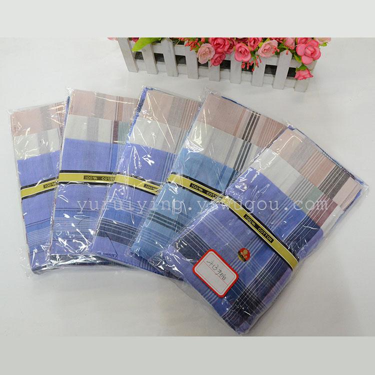 Wholesale of men's cotton-polyester handkerchiefs, satin strips, handkerchiefs, hand towels, rags and dishcloths from the manufacturer Specification image