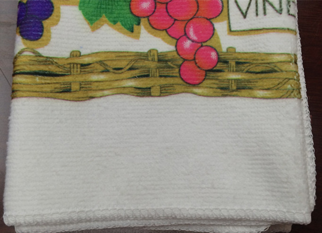 Factory direct sales of ultra-fine printed tea towels, flower and fruit tea towels, teapot tea towels and kitchen towels Specification image