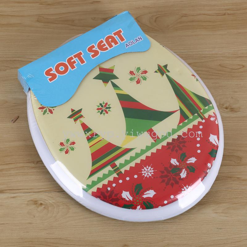 Single-Sided Printed Sponge Toilet Cover Thickened Toilet Cover Warm Pad Soft And Comfortable Application Scenario
