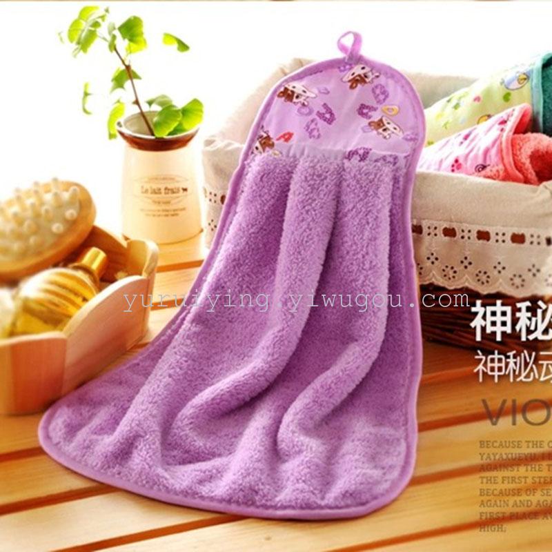 Coral velvet hand towels, car towels, rags, cartoon hand towels, kitchenware, car wash towels Application Scenario