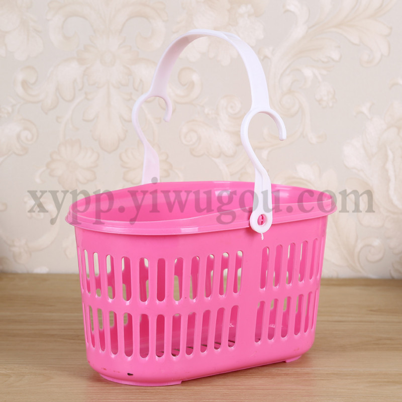Oval bathroom hanging basket leak basket Paper basket can be hung basket bath basket