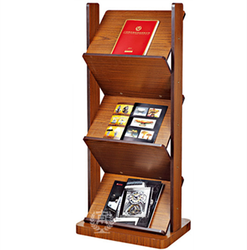 报刊杂志架 书报架 木质展示架陈列架资料取阅架