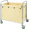 Shafan Hotel and guesthouse long linen cart laundry room collection cart details Picture