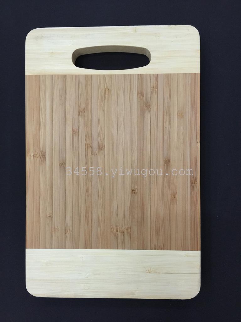 厂家直销　现货供应高品质侧压双色竹菜板