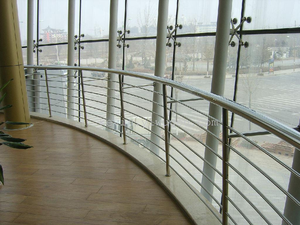 Stainless steel guardrails, stainless steel stair railings, stainless steel fences, stainless steel grilles details Picture