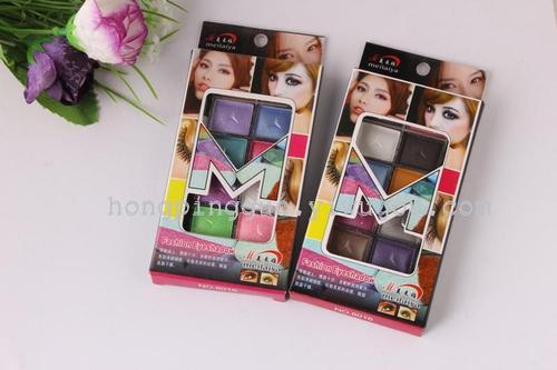 8016眼影，彩妆工具 12色眼影 晚会必备