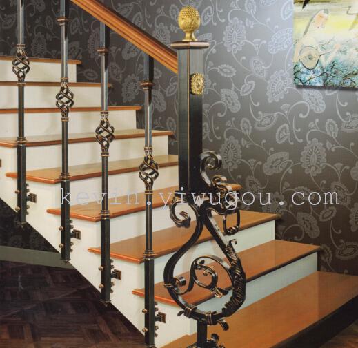 We supply various wrought iron, cast iron, powder-coated and stainless steel guardrails details Picture