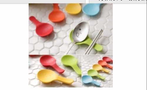 Chopsticks mat spoon mat silicone