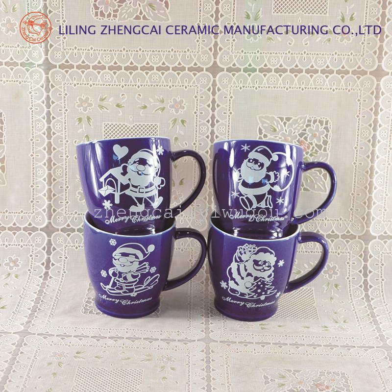 Christmas cups, cartoon cups, ceramic cups, coffee cups, advertising promotion cups Specification image