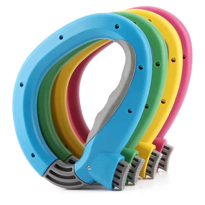 Creative portable plastic vegetable carrier, effortless handle, convenient for shopping and carrying vegetables Specification image