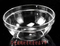 Acrylic salad bowl Vegetable bowl Round stackable hot pot seasoning bowl Ice cream bowl dessert bowl rice bowl
