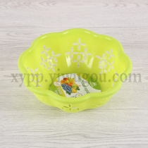 Household kitchen drip basket Vegetable basket Flower shaped fruit basket S16-0822