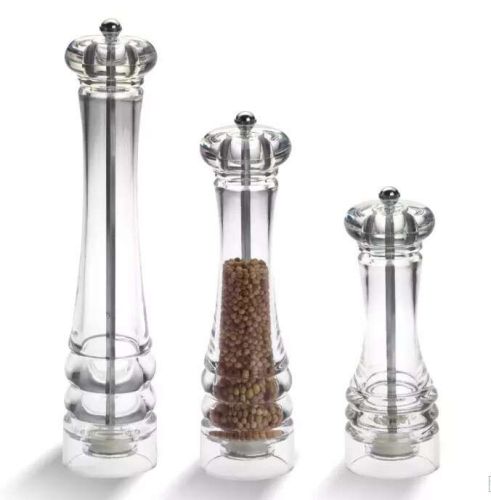 Kitchenware acrylic seasoning bottle, jar, pepper grinder, salt shaker, salt and pepper jar, plastic
