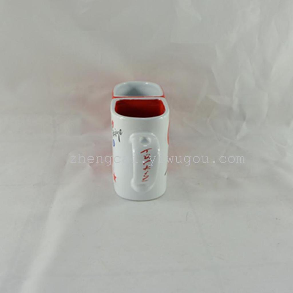 Ceramic cup Turkish flag pair cup advertising promotion cup details Picture