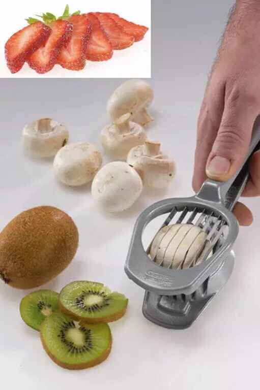 Mushroom slicer, a quick slicing tool, stainless steel fruit and vegetable slicer