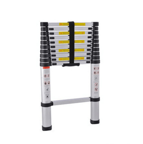 伸缩竹节梯 家用梯铝梯金属楼梯抽拉梯工程竹节梯单边梯直梯