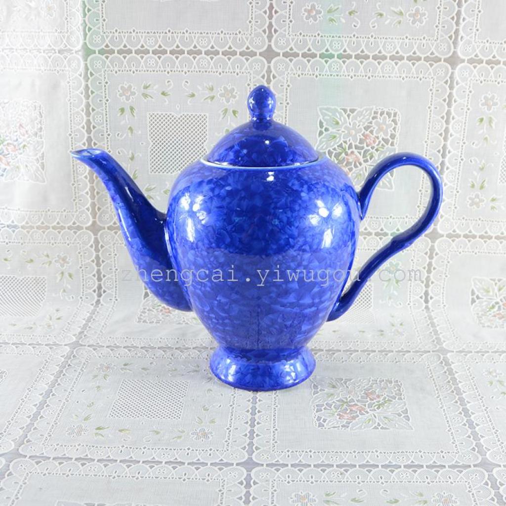 A complete set of 15-head ceramic tea sets with crystalline glaze art tea sets Application Scenario