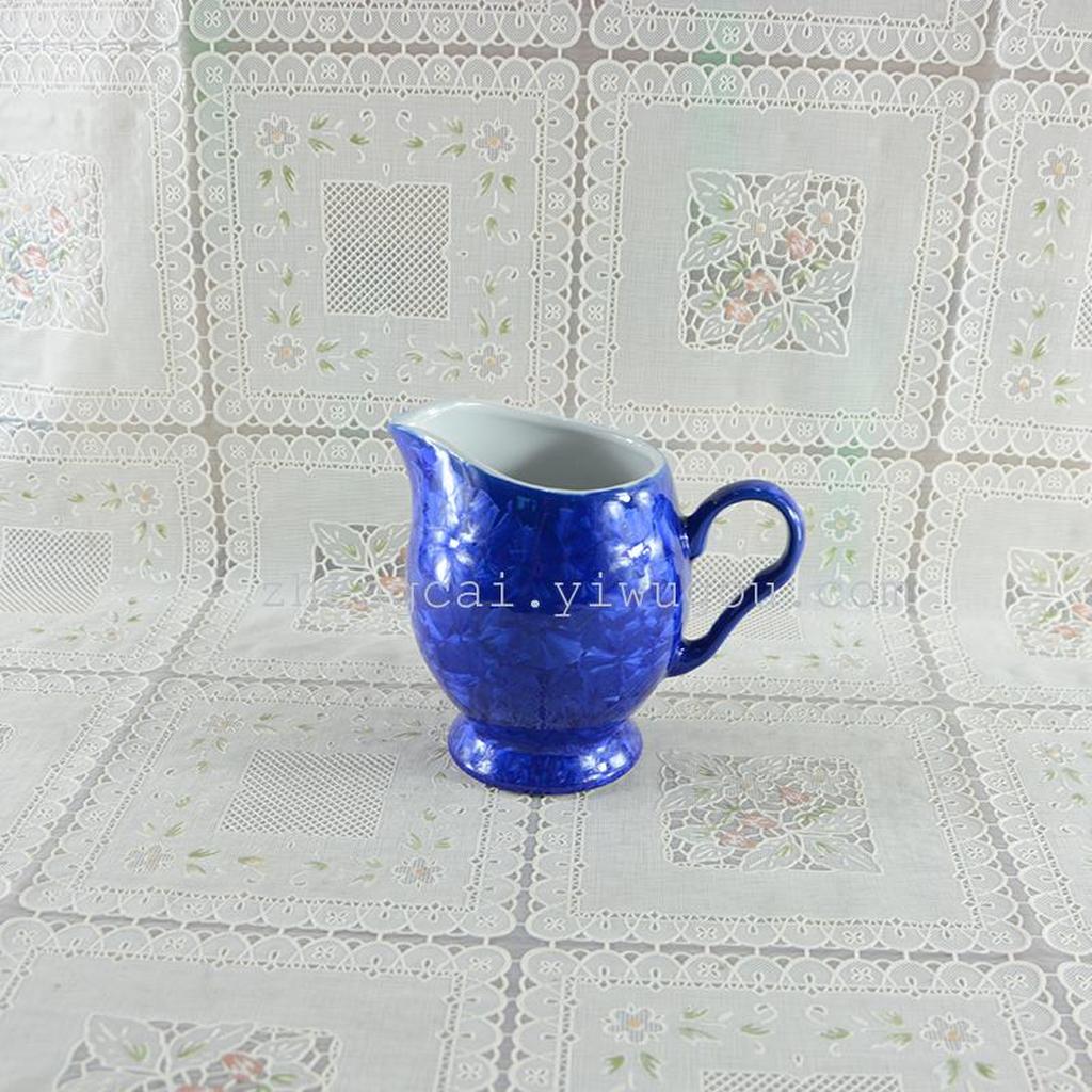 A complete set of 15-head ceramic tea sets with crystalline glaze art tea sets Specification image