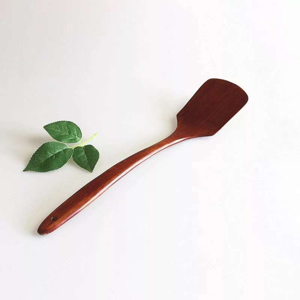 Factory direct sales of wooden spatulas, special wooden spatulas for non-stick pans, extra-long wooden spatulas, and wooden spatulas for kitchenware details Picture