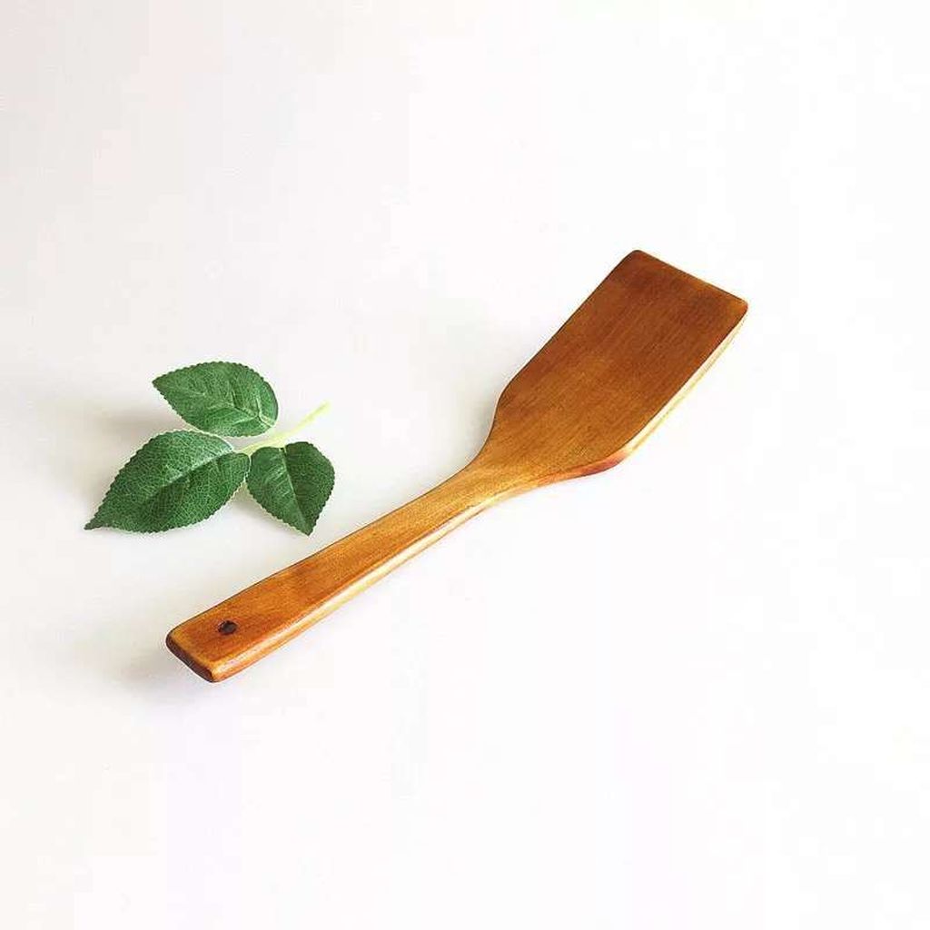 Factory direct sales of wooden spatulas, special wooden spatulas for non-stick pans, extra-long wooden spatulas, and wooden spatulas for kitchenware Specification image