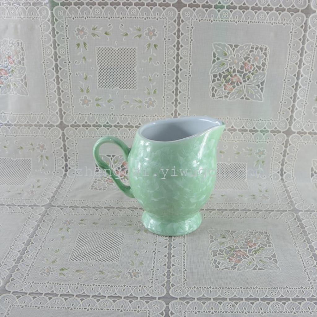 A complete set of 15-head ceramic tea sets with crystalline glaze art tea sets details Picture