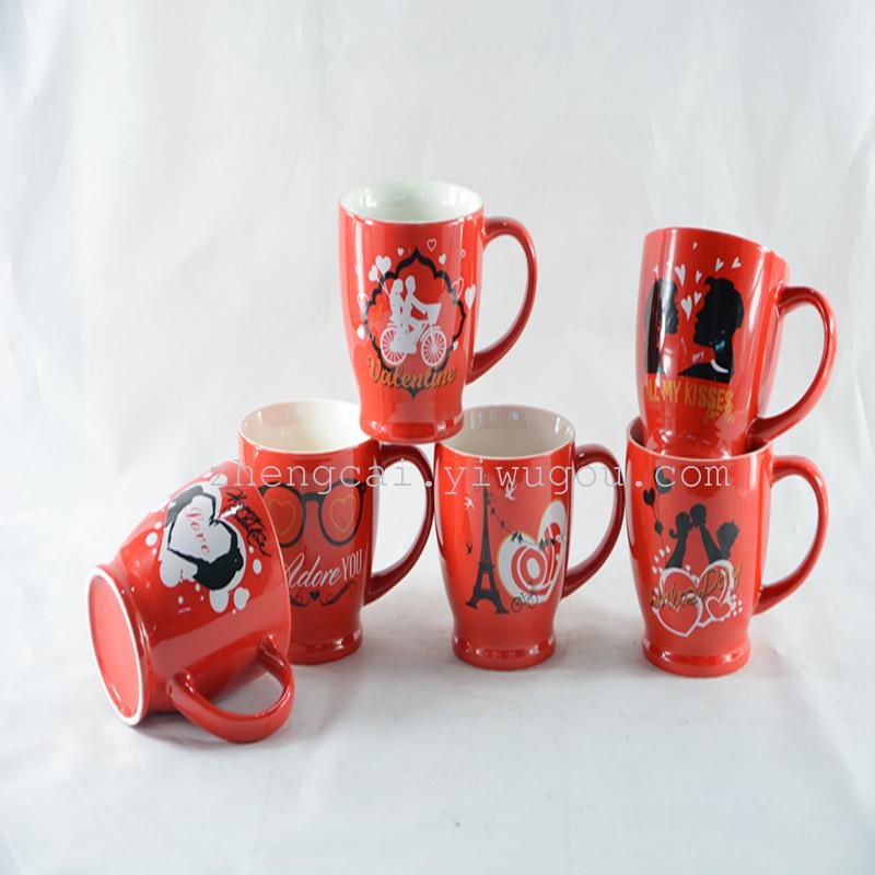 Ceramic cups, Valentine's Day cups, advertising promotion cups, custom-made cups Application Scenario
