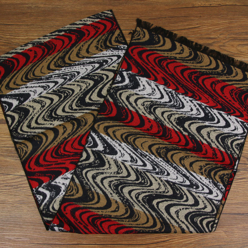 Men's Autumn/Winter scarf Business scarf Thermal scarf Birthday gift Men's scarf Twill checkered shawl Student men's long matching checkered stripes Amazon Taobao e-commerce scarves details Picture