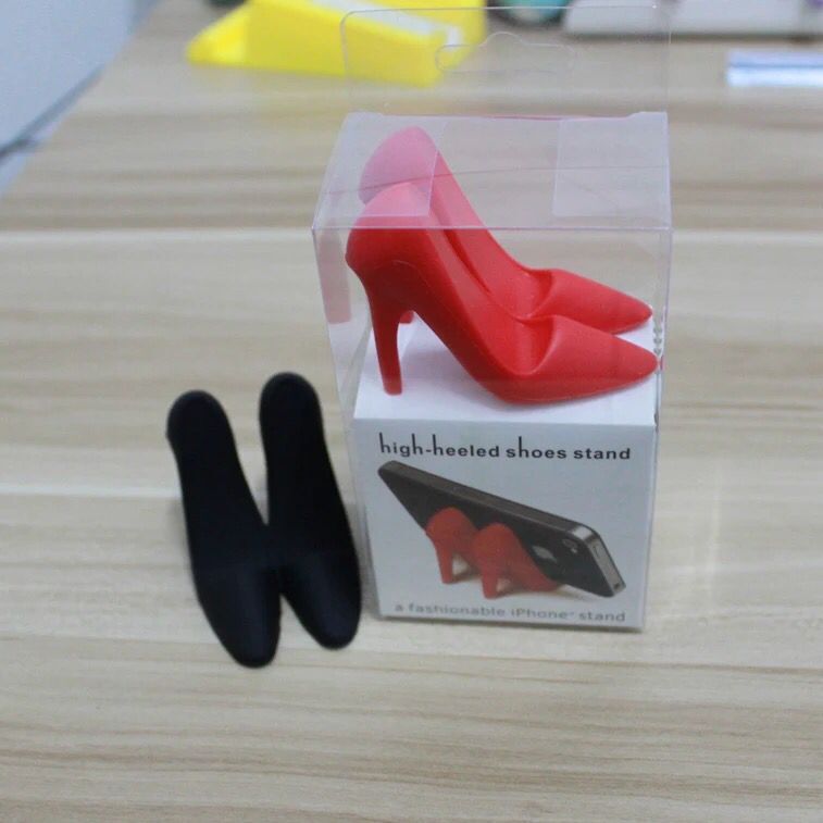 Multi-functional high-heeled shoe mobile phone stand, creative lazy person mobile phone base, tablet fixator, decorative bracket details Picture