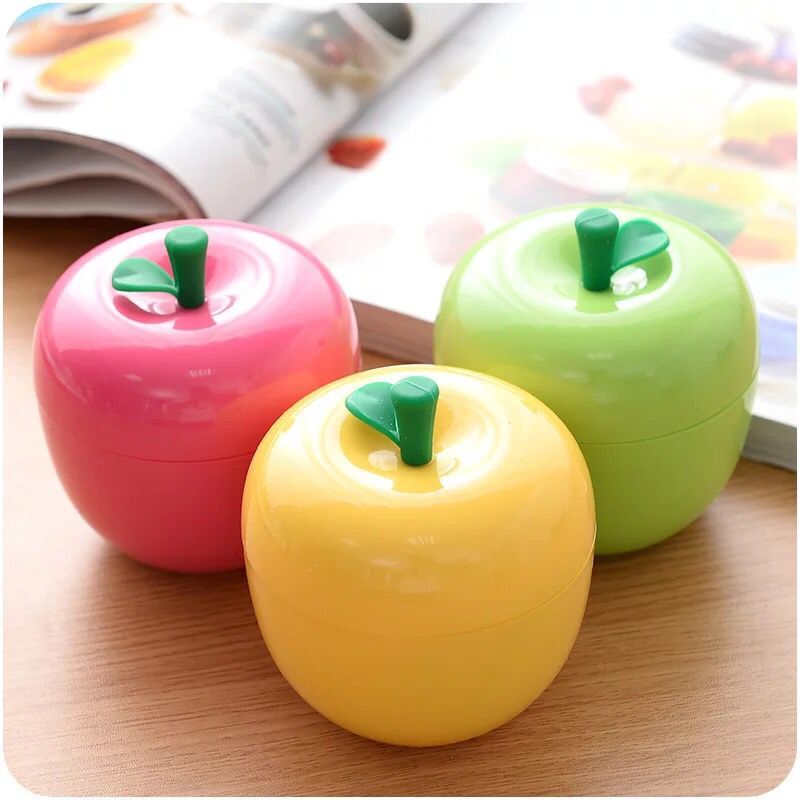 10 cute apples in the kitchen tableware, put into the fruit fork and fruit skewer details Picture