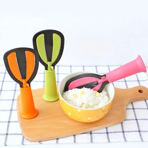 Creative multi-functional vertical rotating non-stick rice spoon Rice washer rice whisk rice spoon