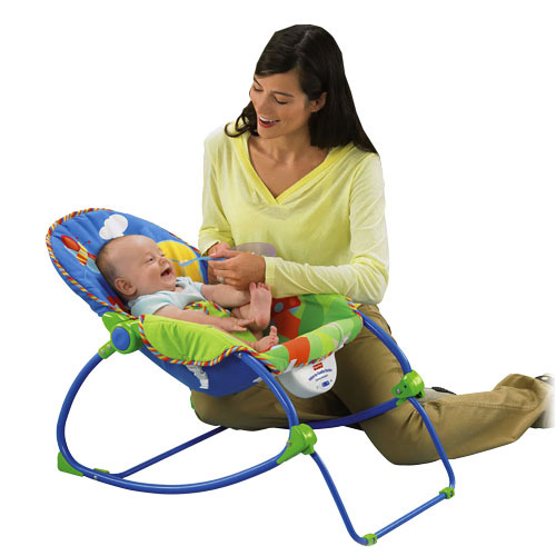 宝宝摇摇椅多功能轻便躺椅电动安抚音乐震动摇篮婴儿玩具 