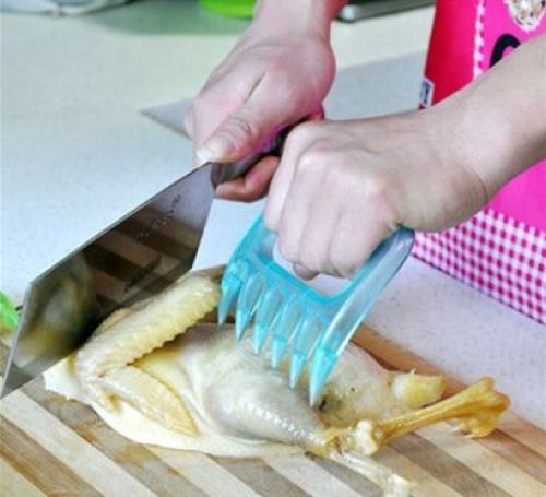 厨房用品切肉辅助器 松肉针敲肉锤碎肉辅助器切肉固定器