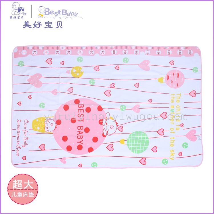 Baby diaper pad 100*150 waterproof washable towel fabric leak-proof pad breathable newborn baby mattress pad