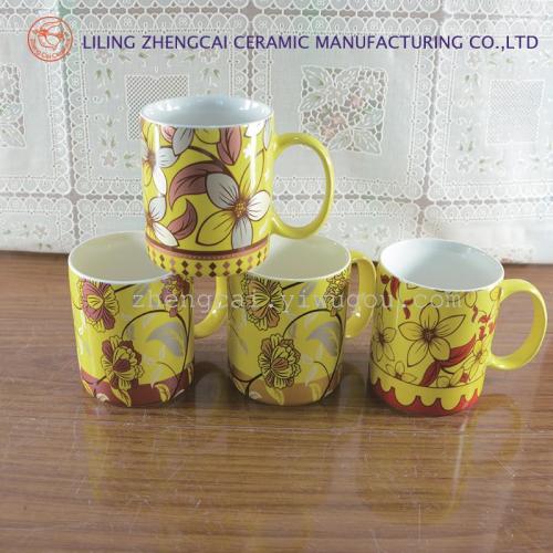 Ceramic mug mug colored glaze advertising promotion cup thumbnail