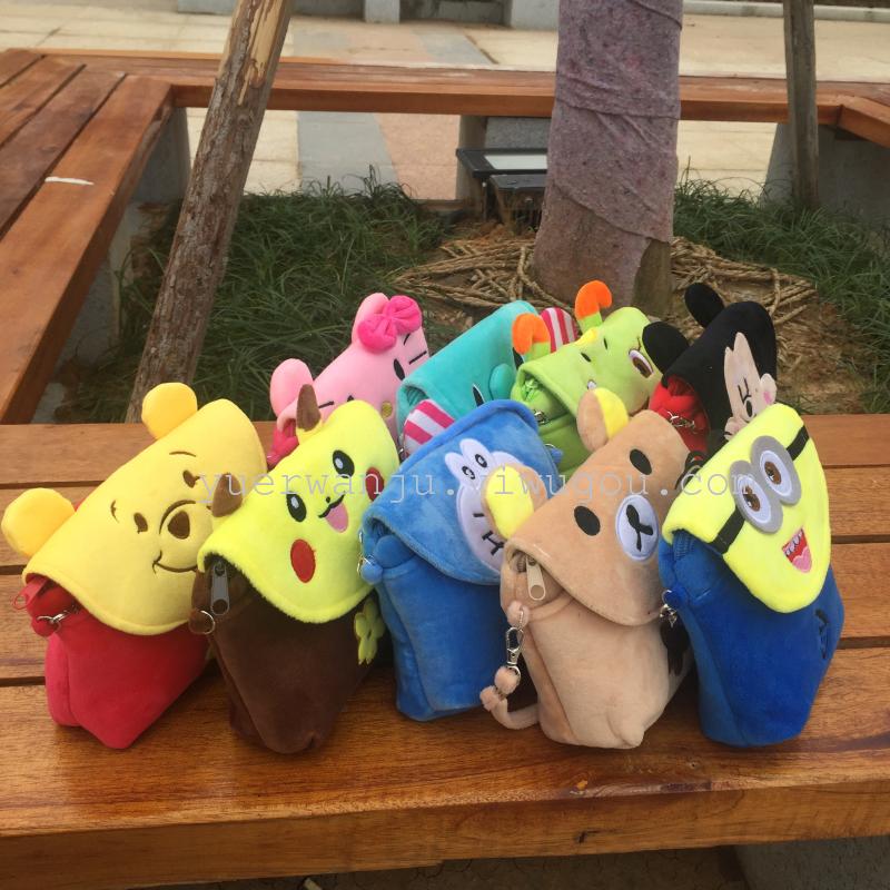New flip-top shoulder bag, single-shoulder bag and cartoon toy bag details Picture