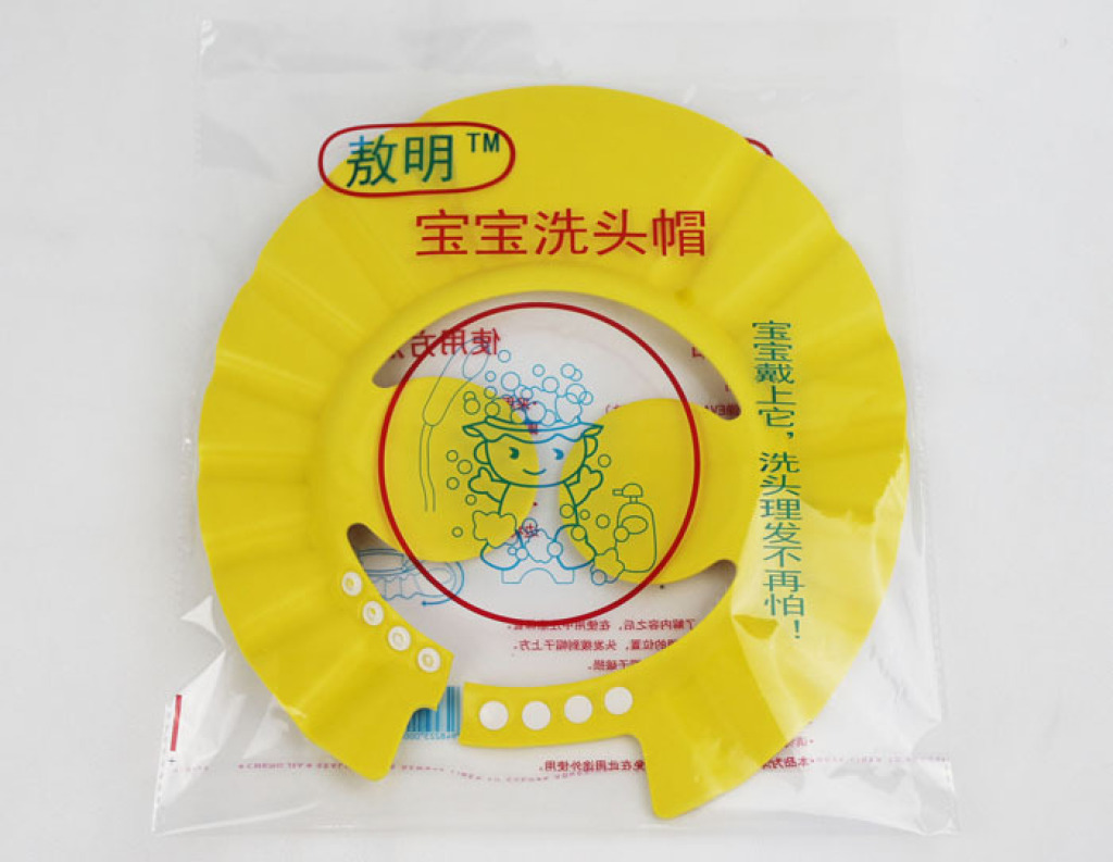 Bebé earguard washing cap niños washing baby baby washing cap details Picture