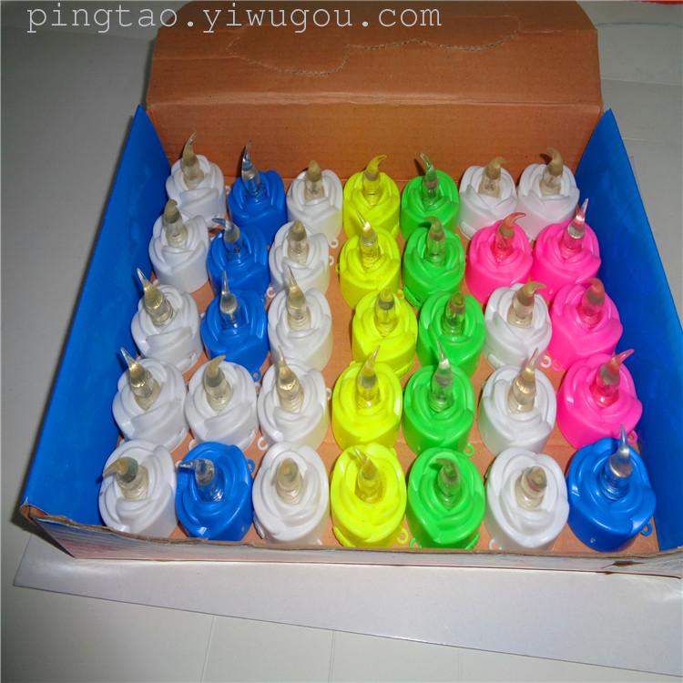 The romantic guiding tool for couples, the little plum blossom candle lamp, is a gift for the event. LED candles are available at street stalls and sold directly from the factory