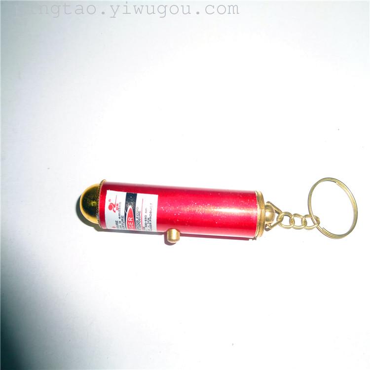 Children's plastic toy flashlights, keychain lights, free gifts, LED night lights, five-head soft boxes, laser factory direct sales Specification image