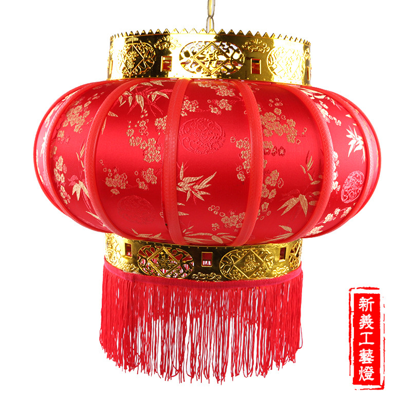 仿羊皮大红灯笼过年节日元旦结婚婚庆喜灯 葛月红