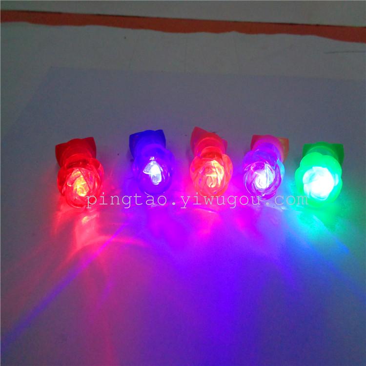 Children's plastic toys, rose rings, lamps, gifts, LED night lights, street stall supply, factory direct sales Specification image