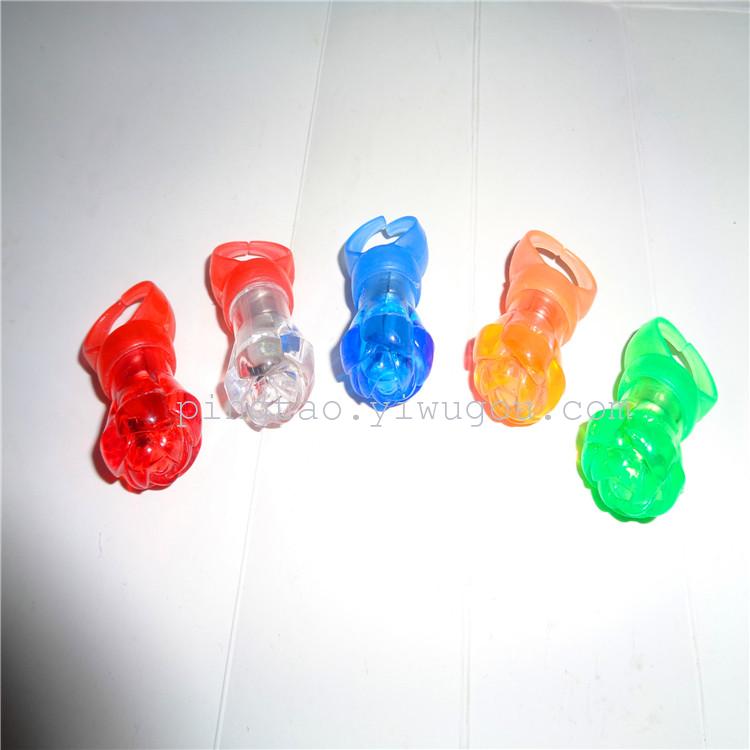 Children's plastic toys, rose rings, lamps, gifts, LED night lights, street stall supply, factory direct sales details Picture