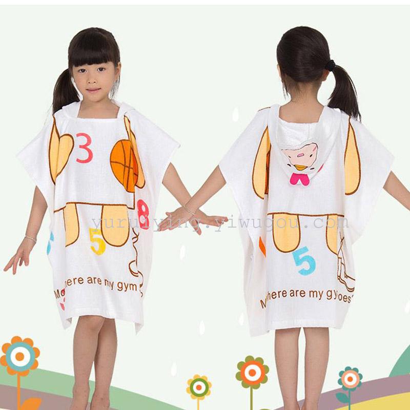 Korean baby products: baby bath towels, bath bathrobes, children's bath towels, towel materials Specification image