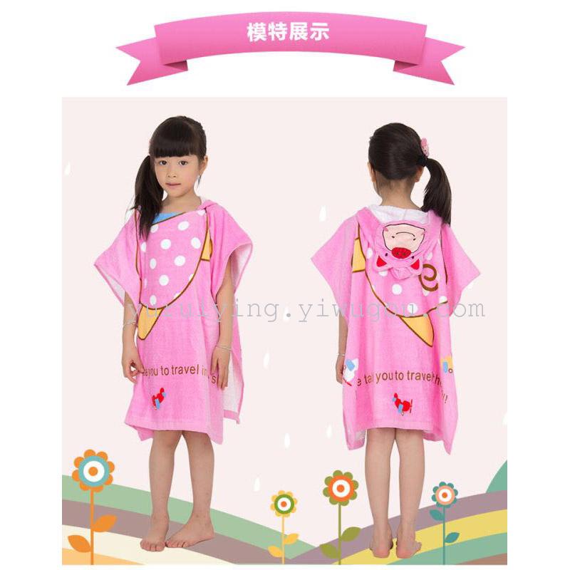 Korean baby products: baby bath towels, bath bathrobes, children's bath towels, towel materials details Picture