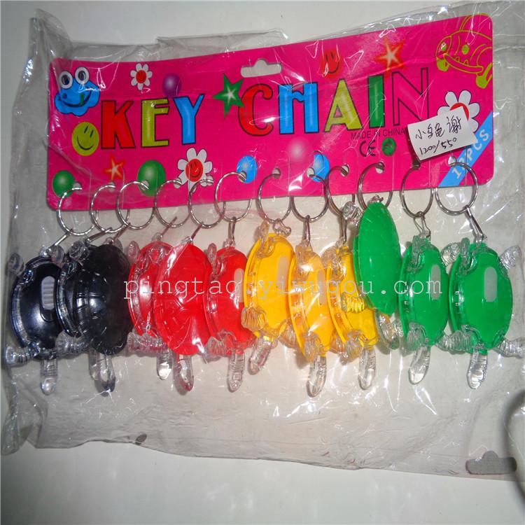 Children's toy keychain lights, free gifts, LED night lights, light-emitting hanging small items, turtle lights, factory direct sales