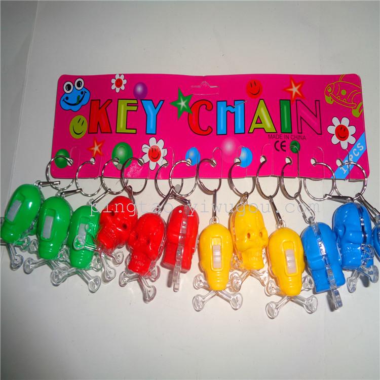 Children's toys, ghost head keychain lights, free gifts, LED night lights, illuminated street stalls, direct sales from the manufacturer