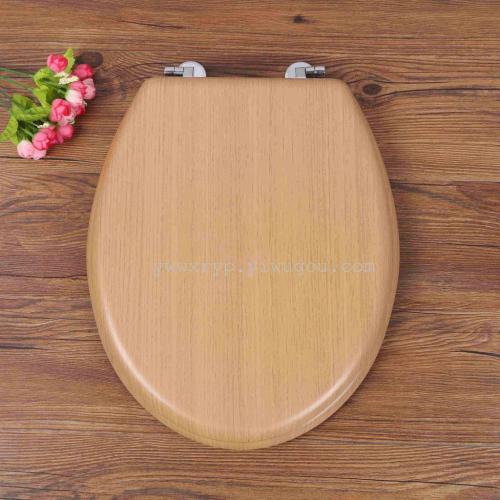 High-grade wood grain upholster MDF toilet seat 18 "adult toilet seat