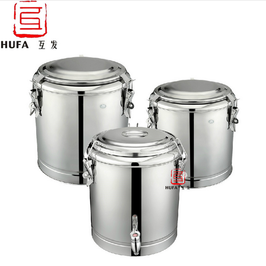 Stainless steel foaming insulated bucket, double-layer insulated bucket with faucet insulated bucket, handle insulated bucket