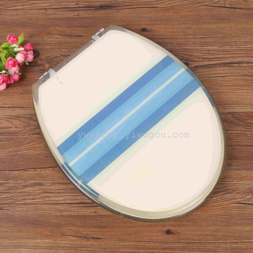 Factory direct sales of high-end geometric pattern resin adult toilet seats wholesale
